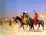 Arabs Crossing the Desert by Jean-Leon Gerome